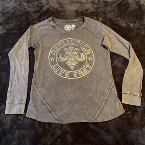 AFFLICTION WOMANS LONG SLEEVE SHIRT